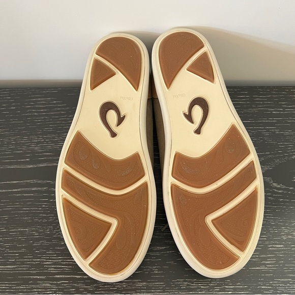 Men’s US Size 10 Olukai Sneakers Suede Leather Tan *NEW* w/TAGS - Picture 4 of 9